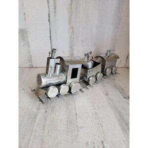 Metal rustic train caboose rail Xmas home decor unique figure